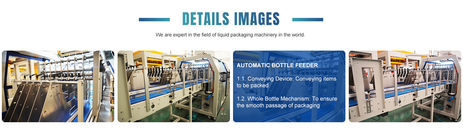 Fully Automatic Pure Bottle PE Film Shrink Tunnel Wrapping Packing Machine Plant details