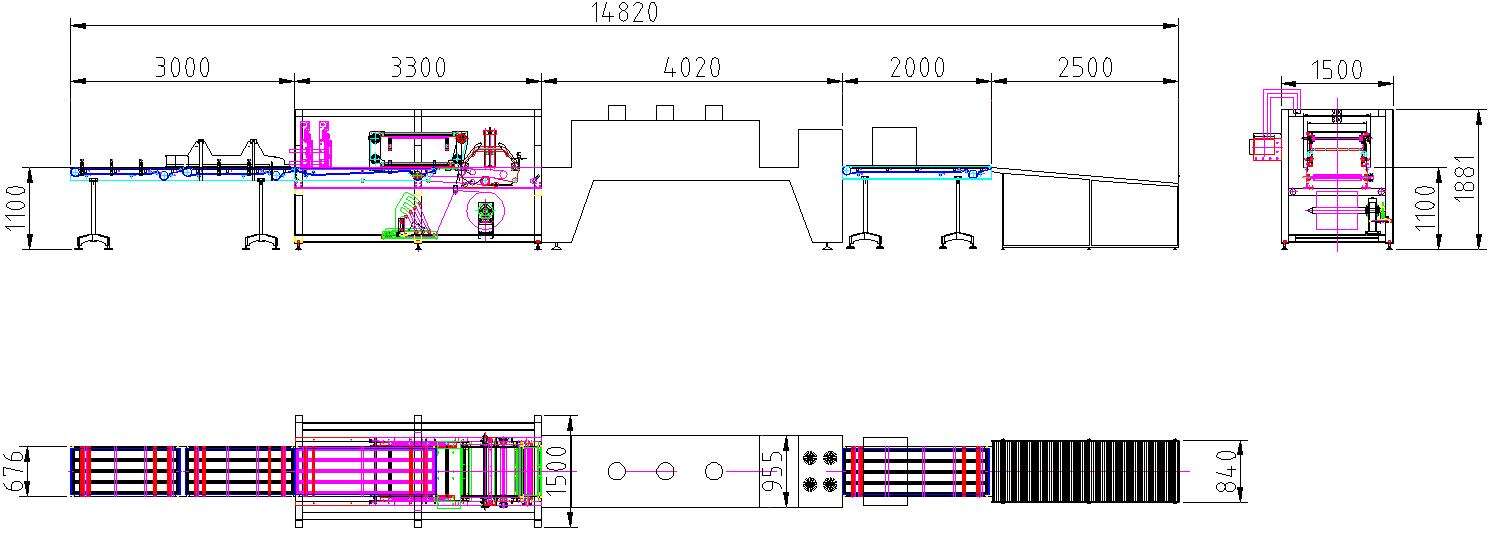 Fully Automatic Pure Bottle PE Film Shrink Tunnel Wrapping Packing Machine Plant manufacture