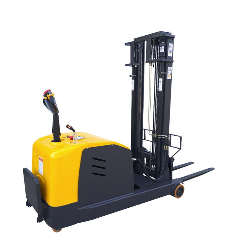 Full Electric Reach Fork Pallet Stacker