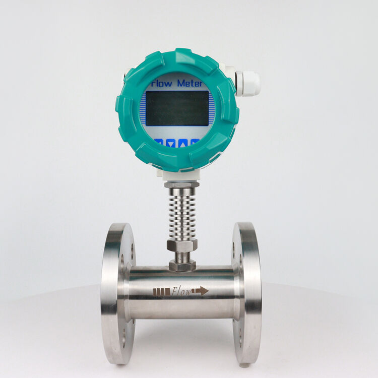 Stainless steel chemical distilled gin sanitary RS485 food industry turbine flow meter milk beer manufacture