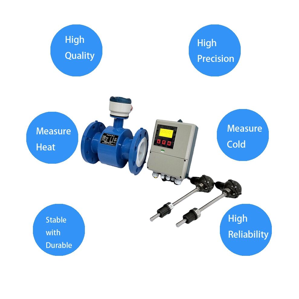 RS485 Liquid Electromagnetic Flowmeter Ip68 Waterproof Flowmeter Integrated split Type DN15-3000 4-20MA pulse output flowmeter details