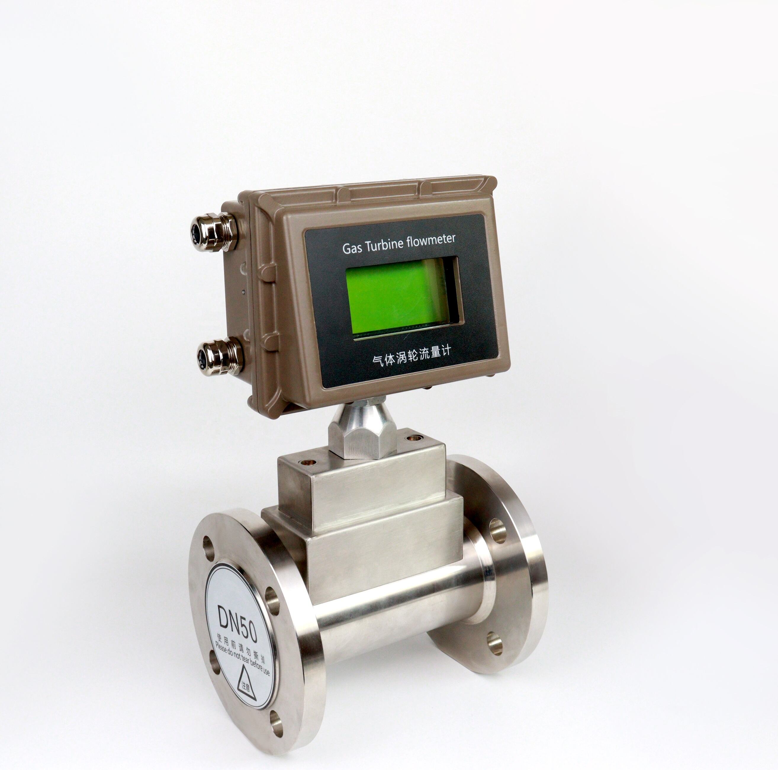 Gas turbine flow meter with RS485 Communicate LPG Gas Flow Stainless Steel Industrial Turbine Gas Air Flow meter details