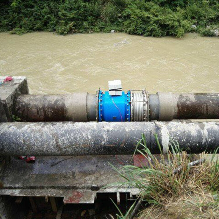 2'' IP68 water proof electromagnetic water flow meter with RS485 remote type Irrigation water supply flow meter supplier