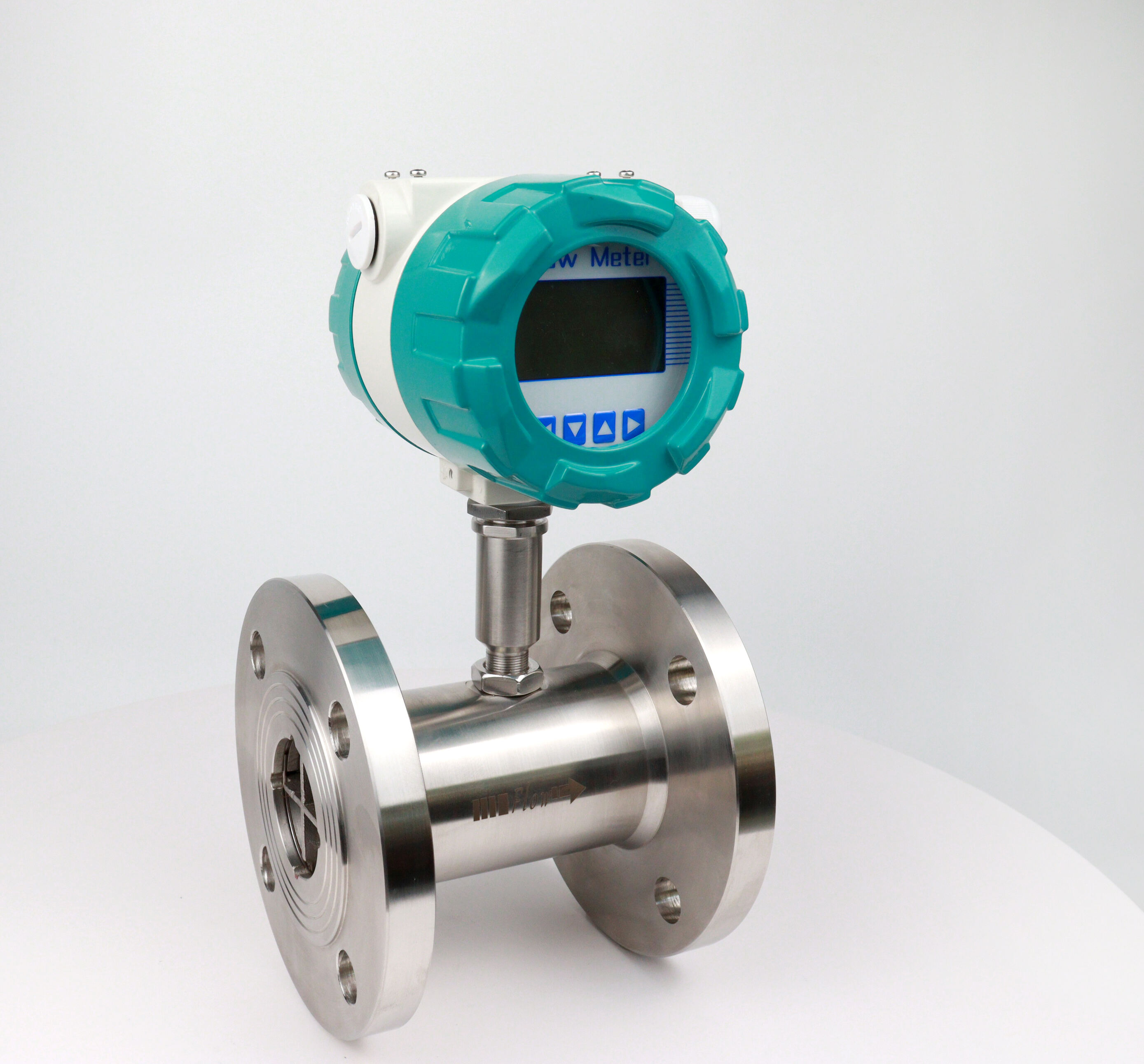 Stainless steel chemical distilled gin sanitary RS485 food industry turbine flow meter milk beer manufacture