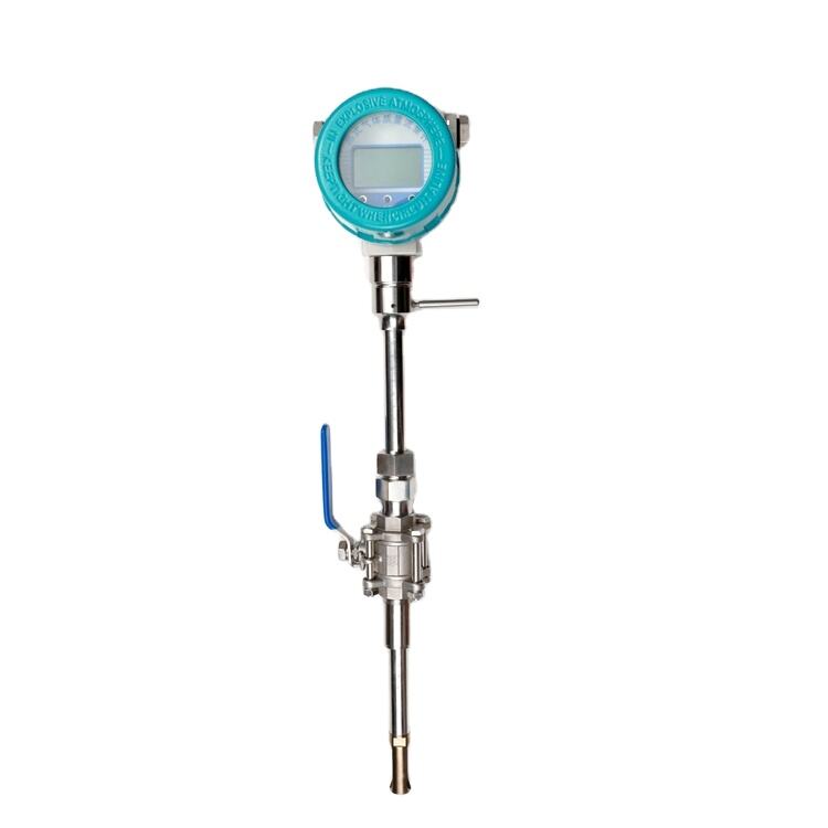 Thermal Mass Domestic Gas flow meter Gas Insertion Thermal flow meter flange or insertion thermal mass flow meter factory