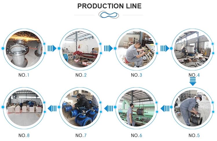 2'' IP68 water proof electromagnetic water flow meter with RS485 remote type Irrigation water supply flow meter manufacture