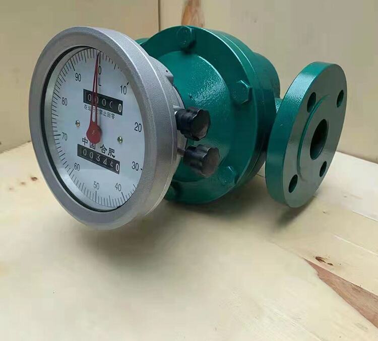 Oval gear flow meter with 485 modbus for small flow rate liquid flowmeter 304SUS body positive displacement fuel flow meter factory