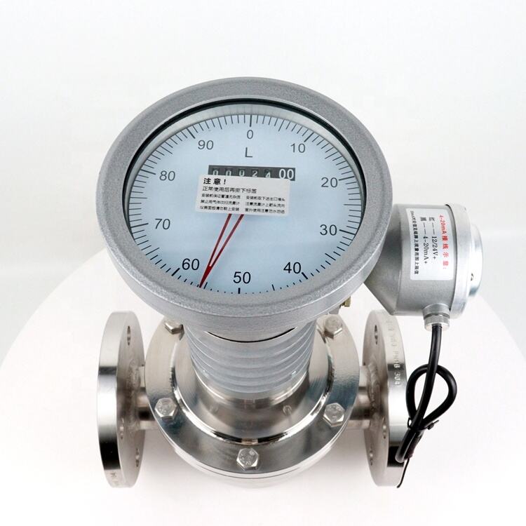 Intelligent digital display flowmeter 4-20ma Stainless Steel 304 Flowmeters liquid oil glue water oval gear flow meter factory