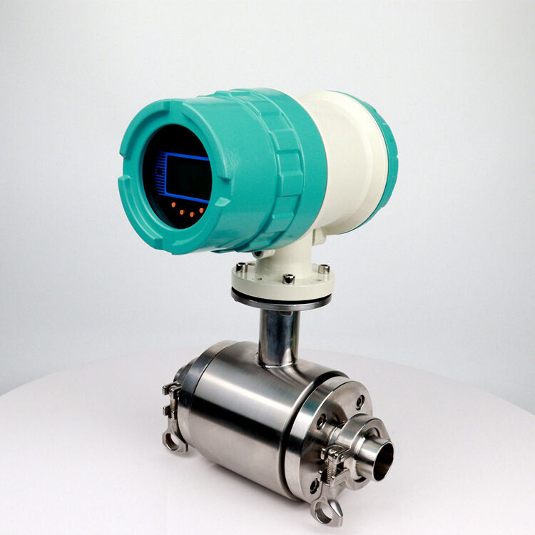 digital water electromagnetic flow meter with IP68 for underground well water supply 420ma electromagnetic flow meter supplier