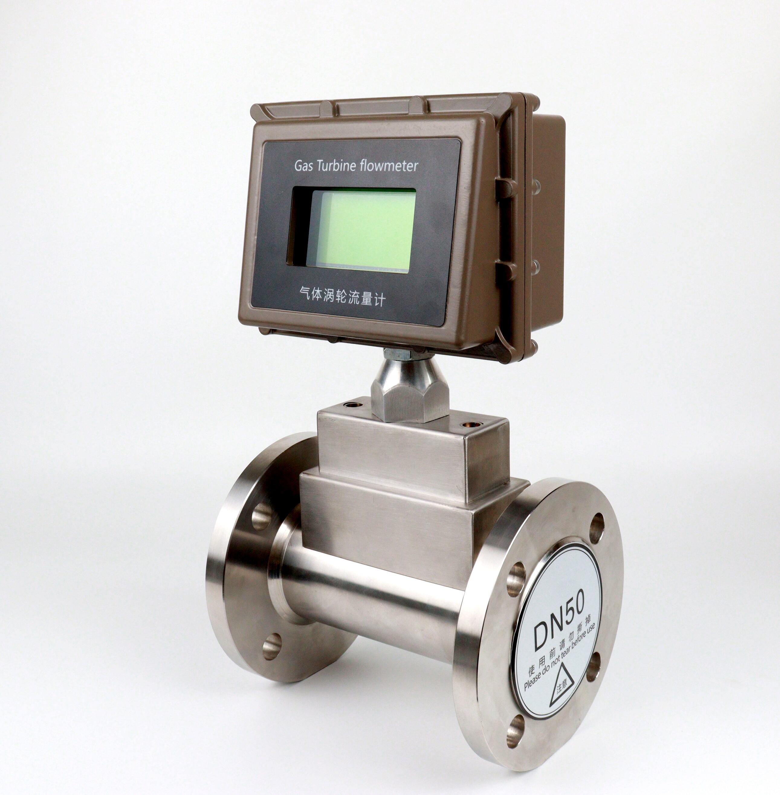 Gas turbine flow meter with RS485 Communicate LPG Gas Flow Stainless Steel Industrial Turbine Gas Air Flow meter supplier