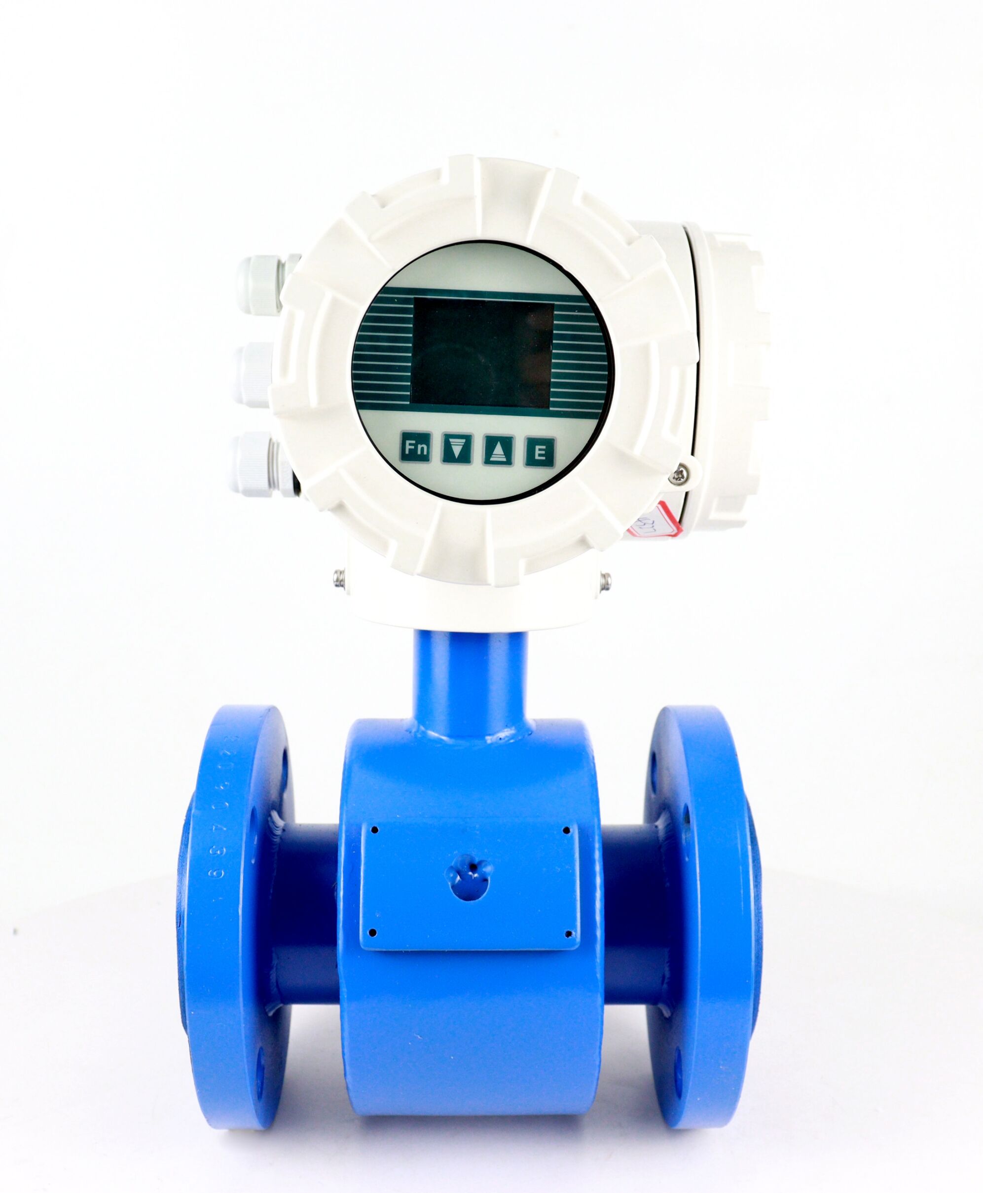 Acid-base Fluid Double corrosive medium 1inch ANSI DIN PTFE Lining GB Flange International standard electromagnetic flow meter details