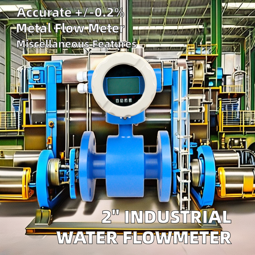 product rs485 4 20ma output converter hot sale stainless steel electric digital pulse  ac220v dc24v water electromagnetic flow meter-3