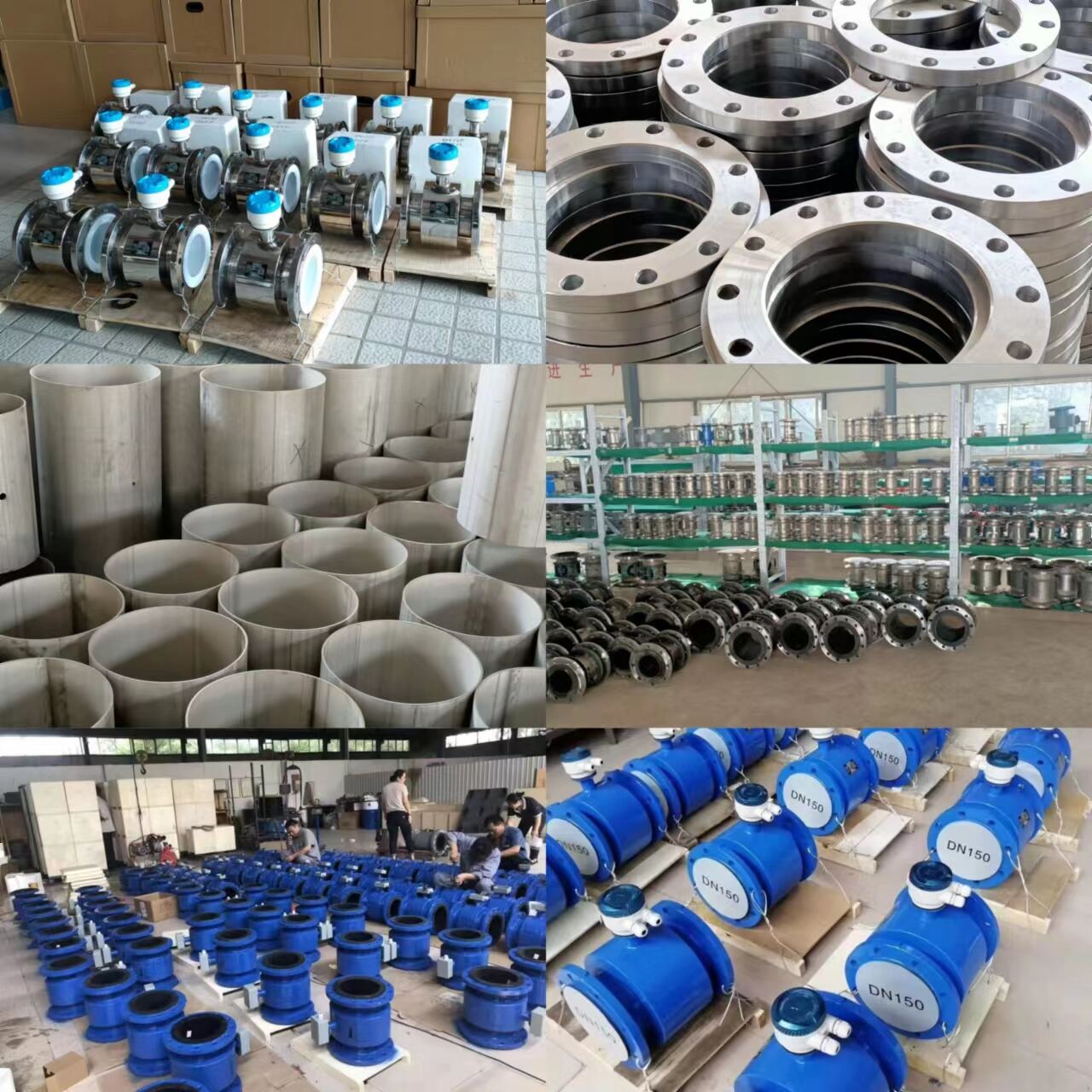 Acid-base Fluid Double corrosive medium 1inch ANSI DIN PTFE Lining GB Flange International standard electromagnetic flow meter supplier