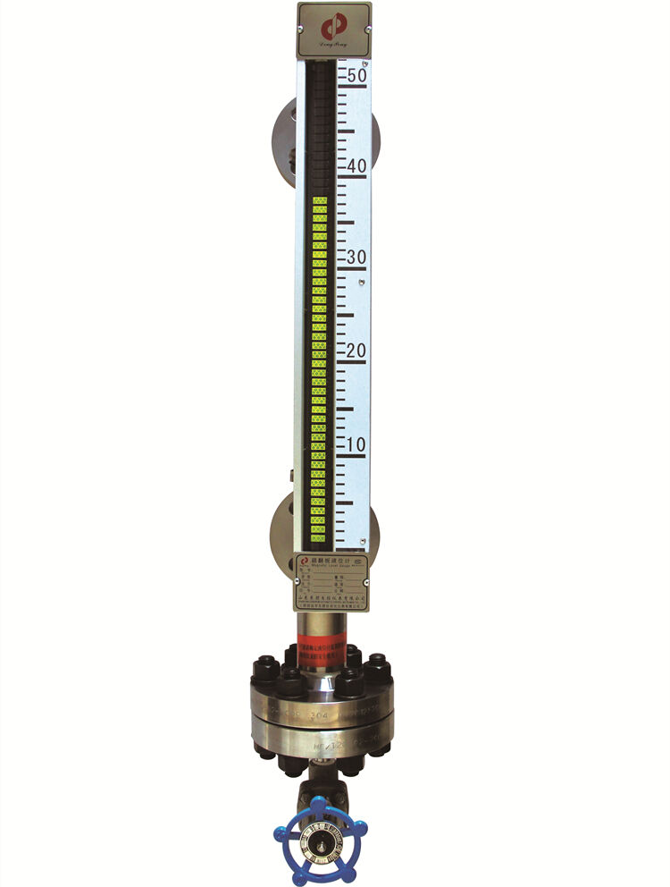 24V+4-20mA Water Tank Magnetic Level Indicator Magnetic Flap Level Meter Oil Tank  Liquid Level Transmitter supplier