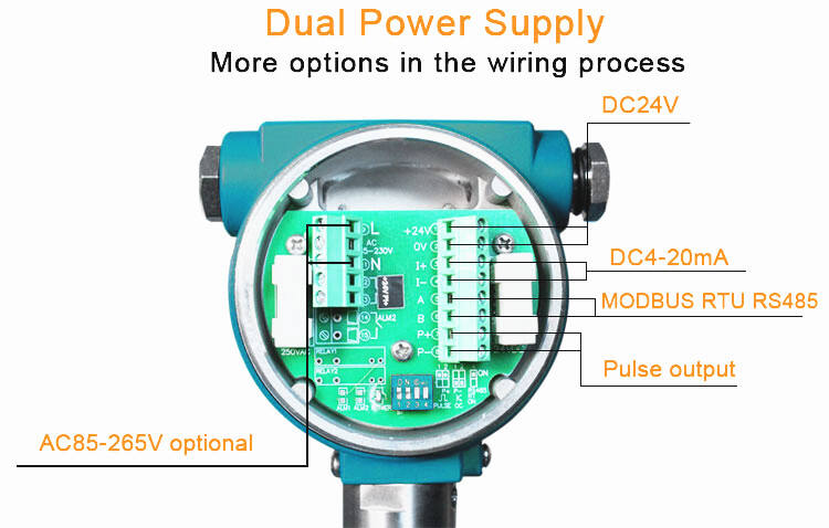 Thermal Mass Domestic Gas flow meter Gas Insertion Thermal flow meter flange or insertion thermal mass flow meter supplier