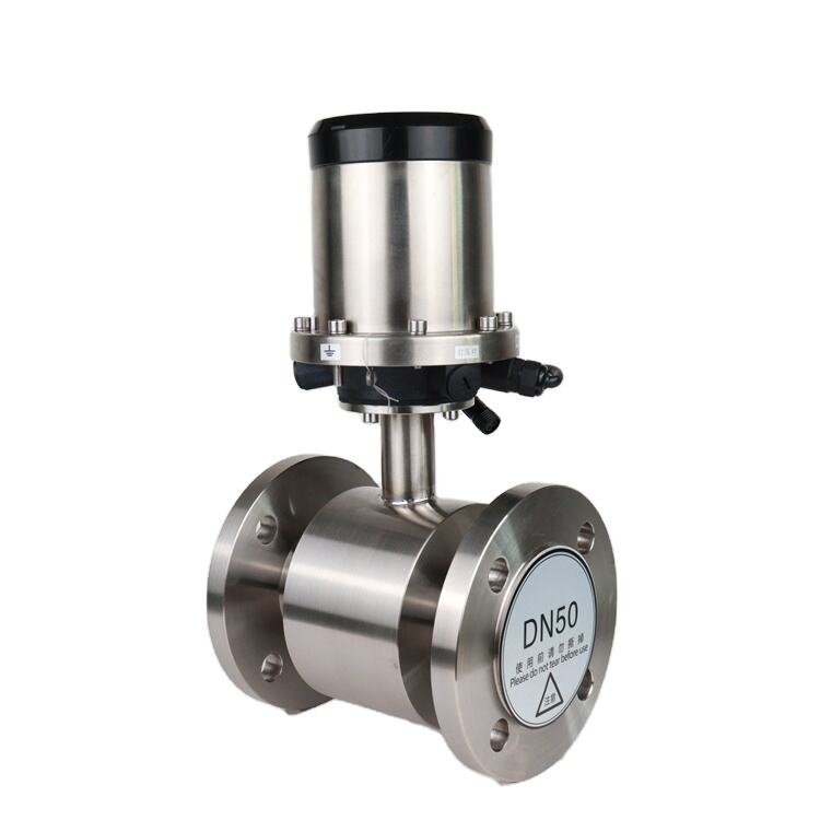 Sludge Electromagnetic Flowmeter Ip68 Waterproof Rs485 Flowmeter Integrated split DN15-3000 4-20MA pulse output flowmeter factory