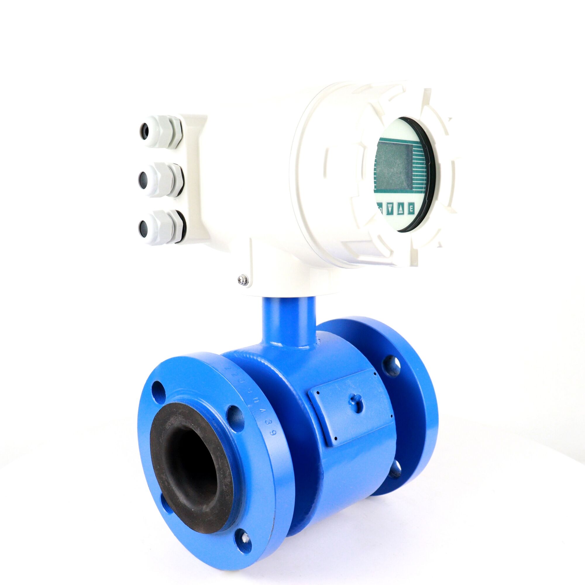 Acid-base Fluid Double corrosive medium 1inch ANSI DIN PTFE Lining GB Flange International standard electromagnetic flow meter factory