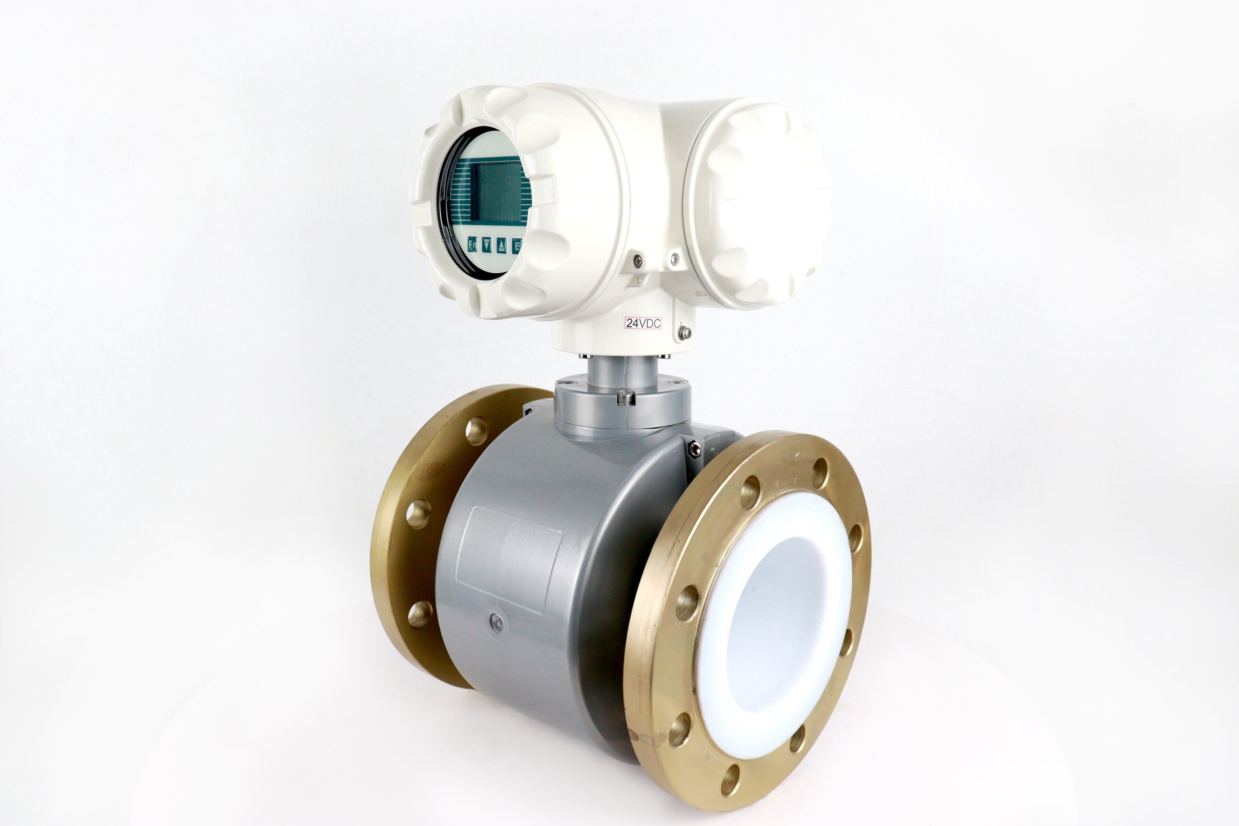 2'' IP68 water proof electromagnetic water flow meter with RS485 remote type Irrigation water supply flow meter factory