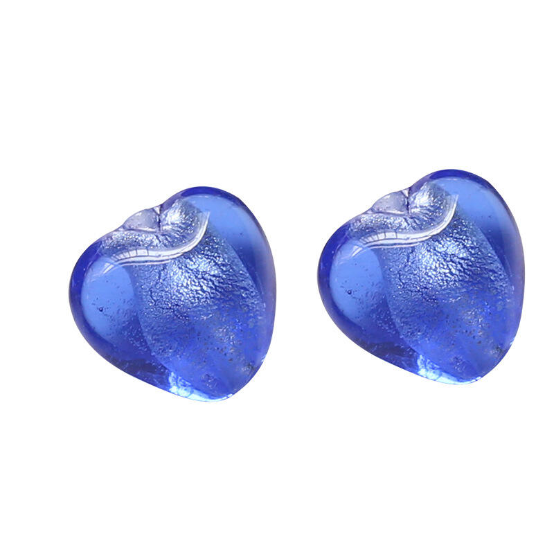 Murano Lampwork Glass loose beads Valentine Heart Beads For Jewelry Making manufacture