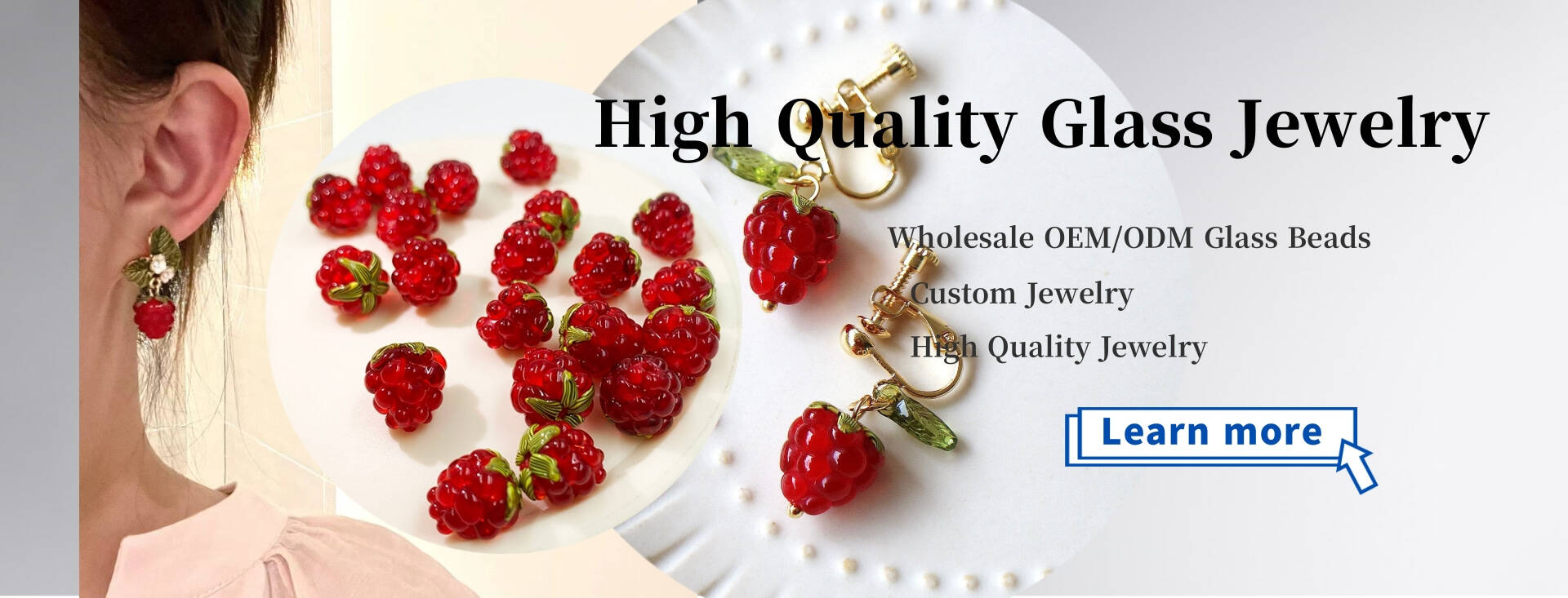 Wholesale Fashion Cute Necklace Ear Stud Fruit Dangle Necklace Personality Gold Plated Jewelry Set For Women supplier