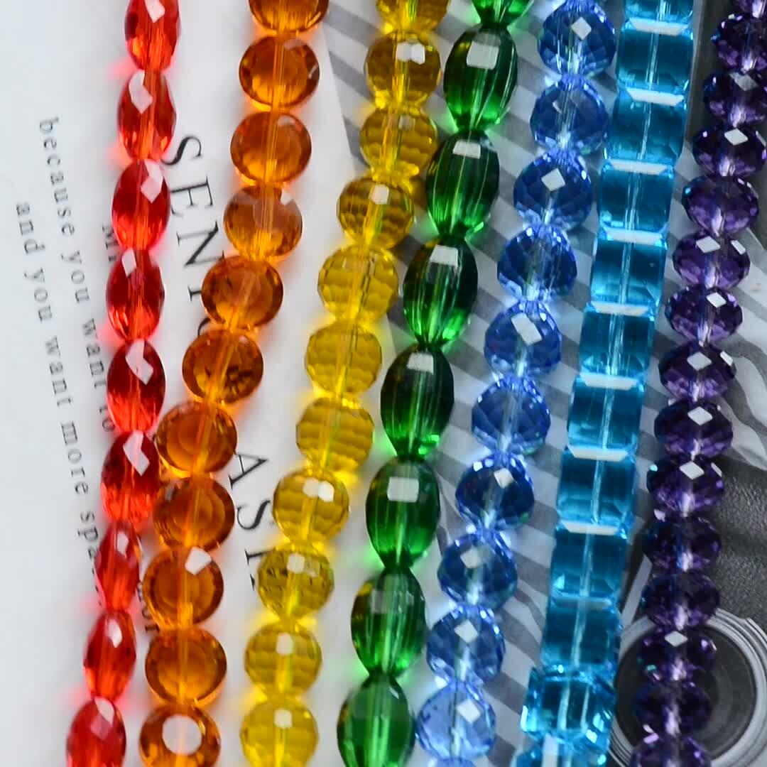 8mm Fashion Hollow Blown Handmade Murano Glass Fusing Hanging Luminous Beads for Jewelry Hole Beads manufacture