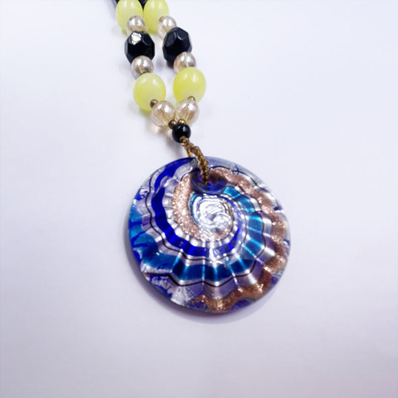 Jewelry Making Mixed Designs Murano Lampwork Glass Necklace Pendant manufacture