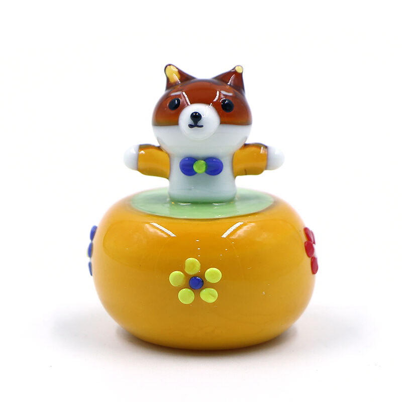 Wholesale  Murano  Glass Mole Figurines Animal Glass Crafts Home Decoration manufacture