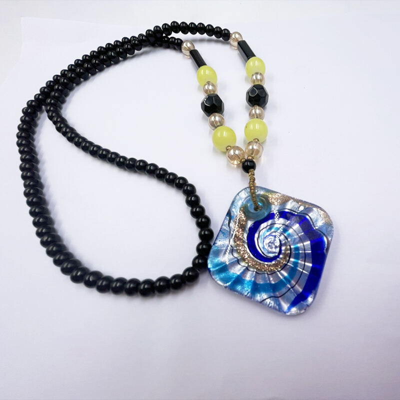 Jewelry Making Mixed Designs Murano Lampwork Glass Necklace Pendant manufacture