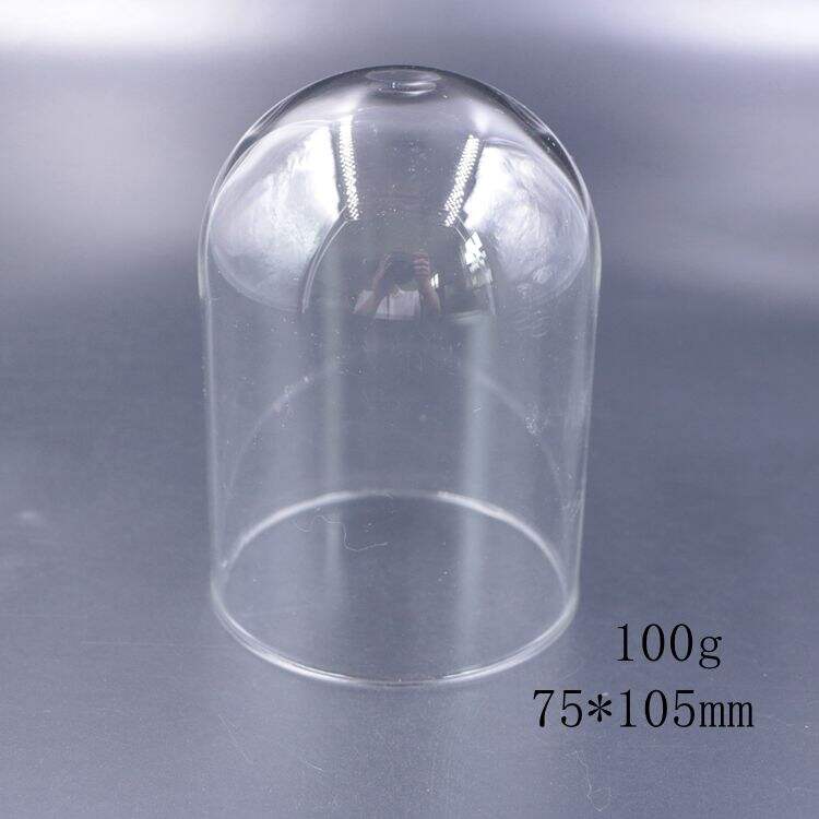 Decorative Murano Cloche Clear Glass Blown Empty Flower Dome supplier