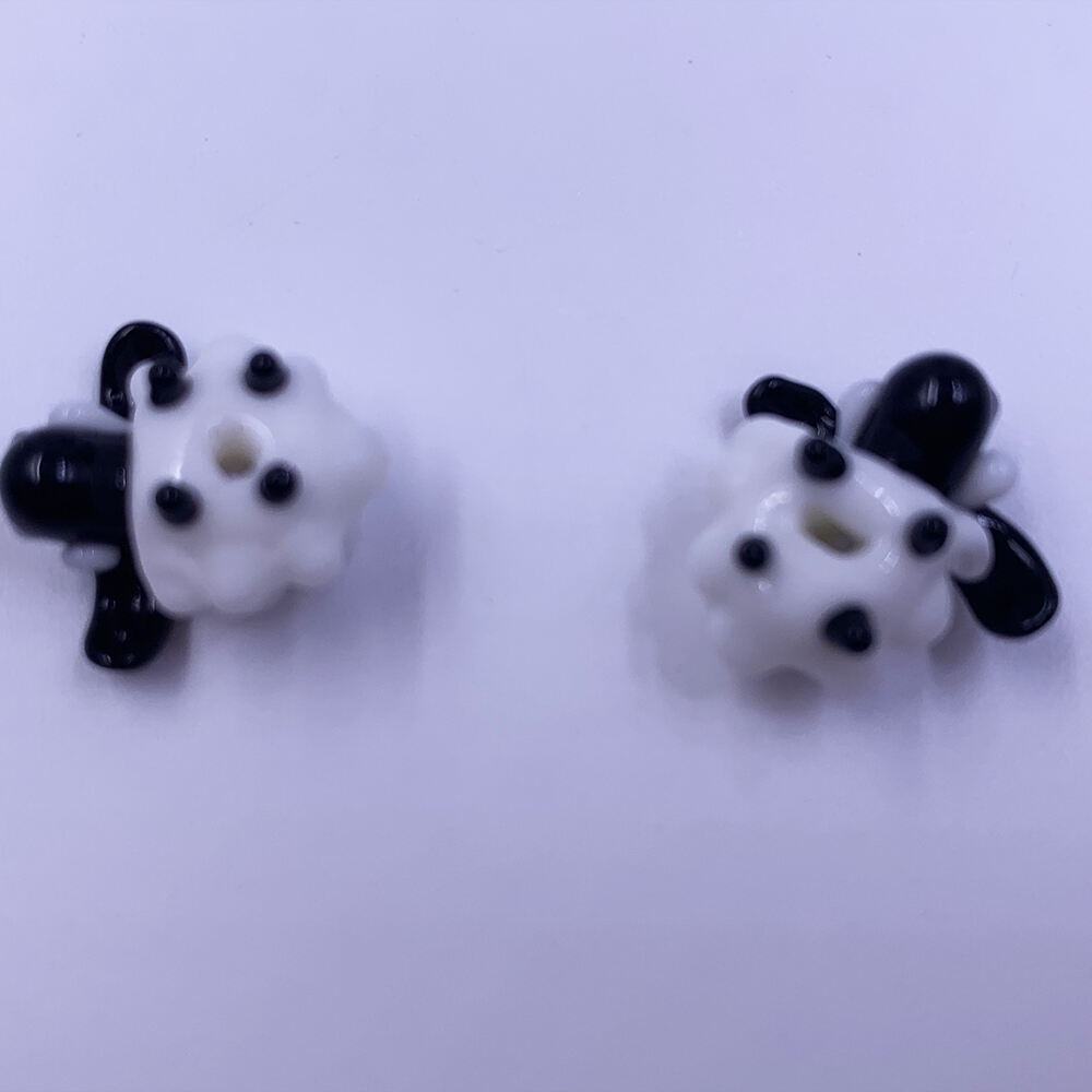 New fashion DIY bracelet 20mm animal cow murano Lampwork glass beads factory