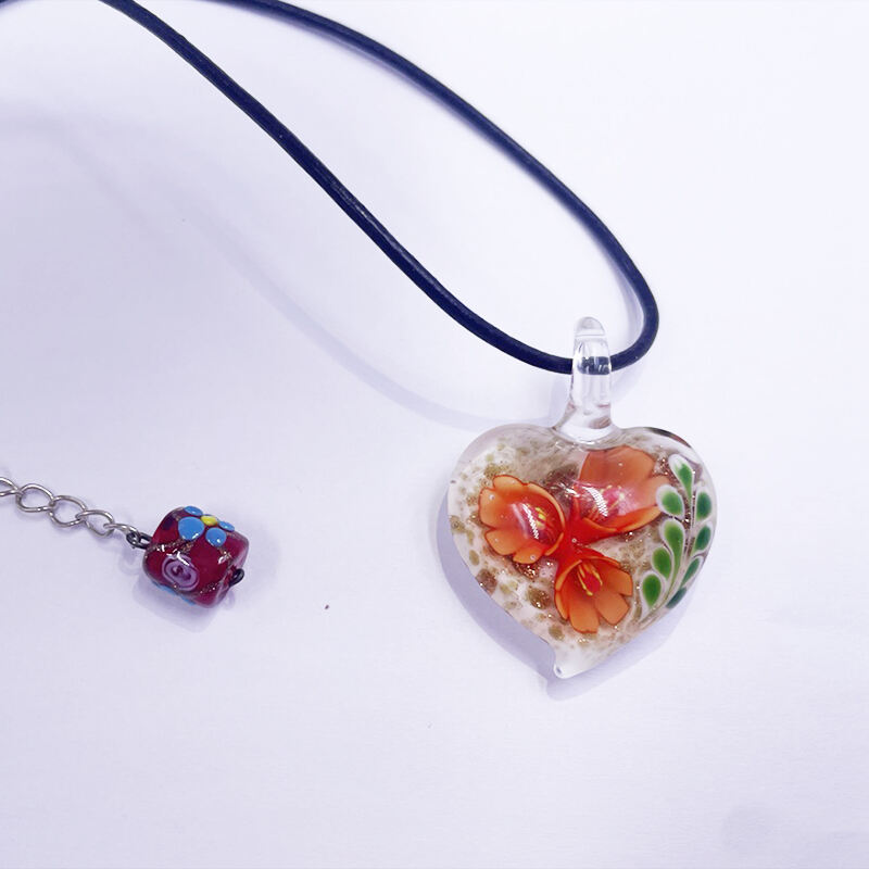 Jewelry Making Mixed Designs Murano Lampwork Glass Necklace Pendant factory