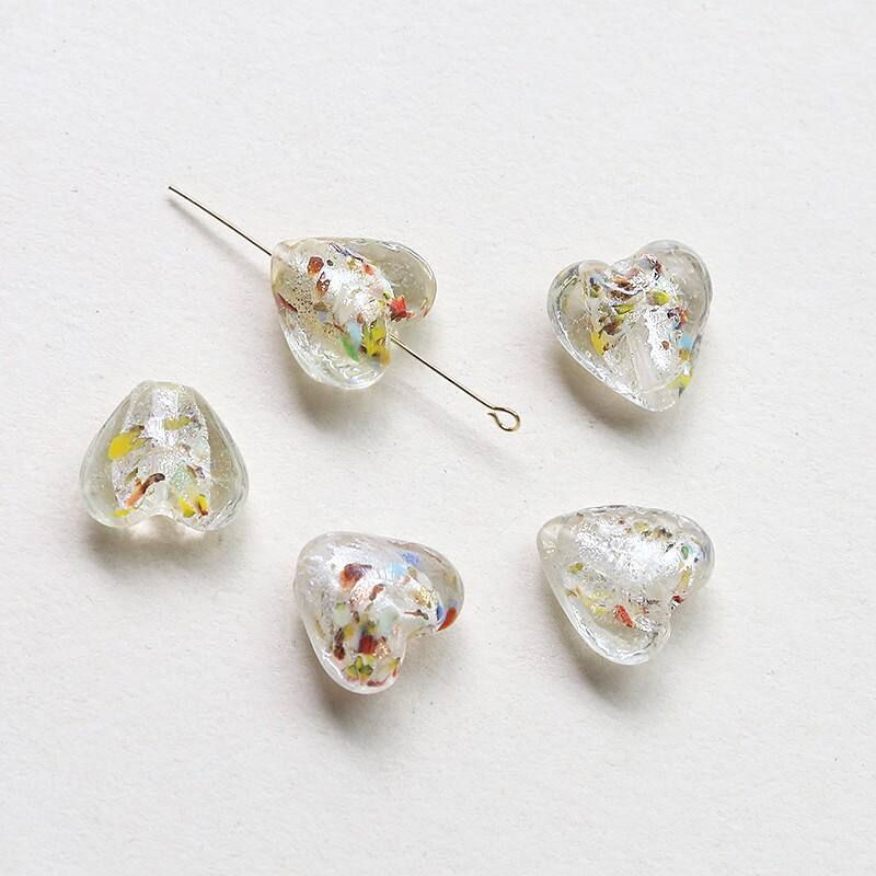 Murano Lampwork Glass loose beads Valentine Heart Beads For Jewelry Making manufacture