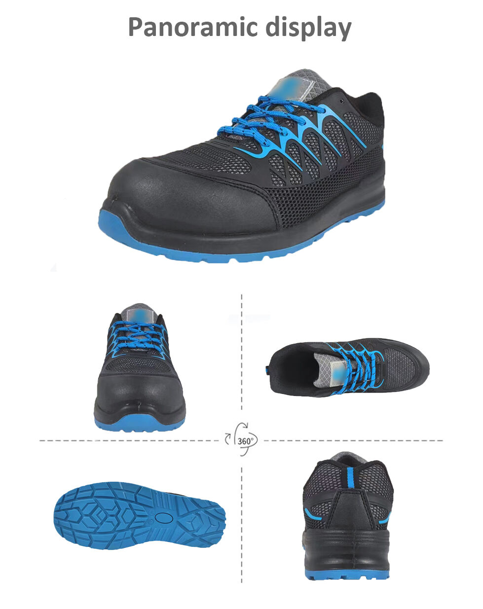 VITOSAFE OEM Lightweight Sport Work Footwear Safety Shoes for Men with Steel Toe details