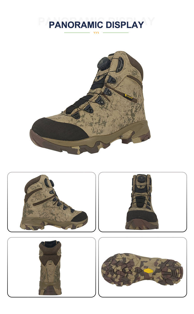 CE Certificated High Cut Rubber Outsole Waterproof Steel Toe Boots Safety Boots supplier