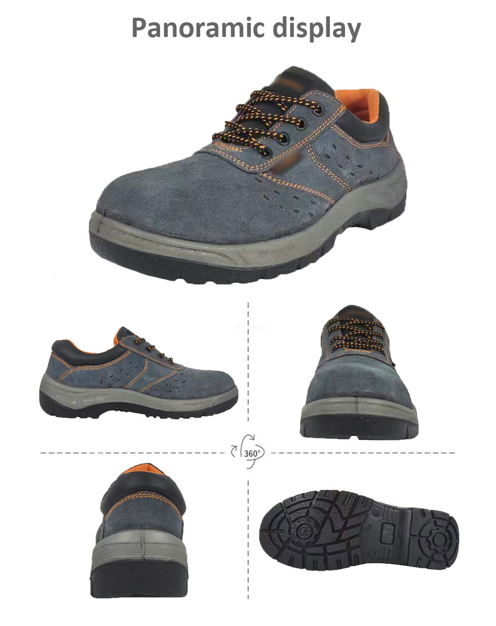 VITOSAFE Light Weight Office Engineers Steel Toe Anti puncture Work Safety Shoes with Laces supplier