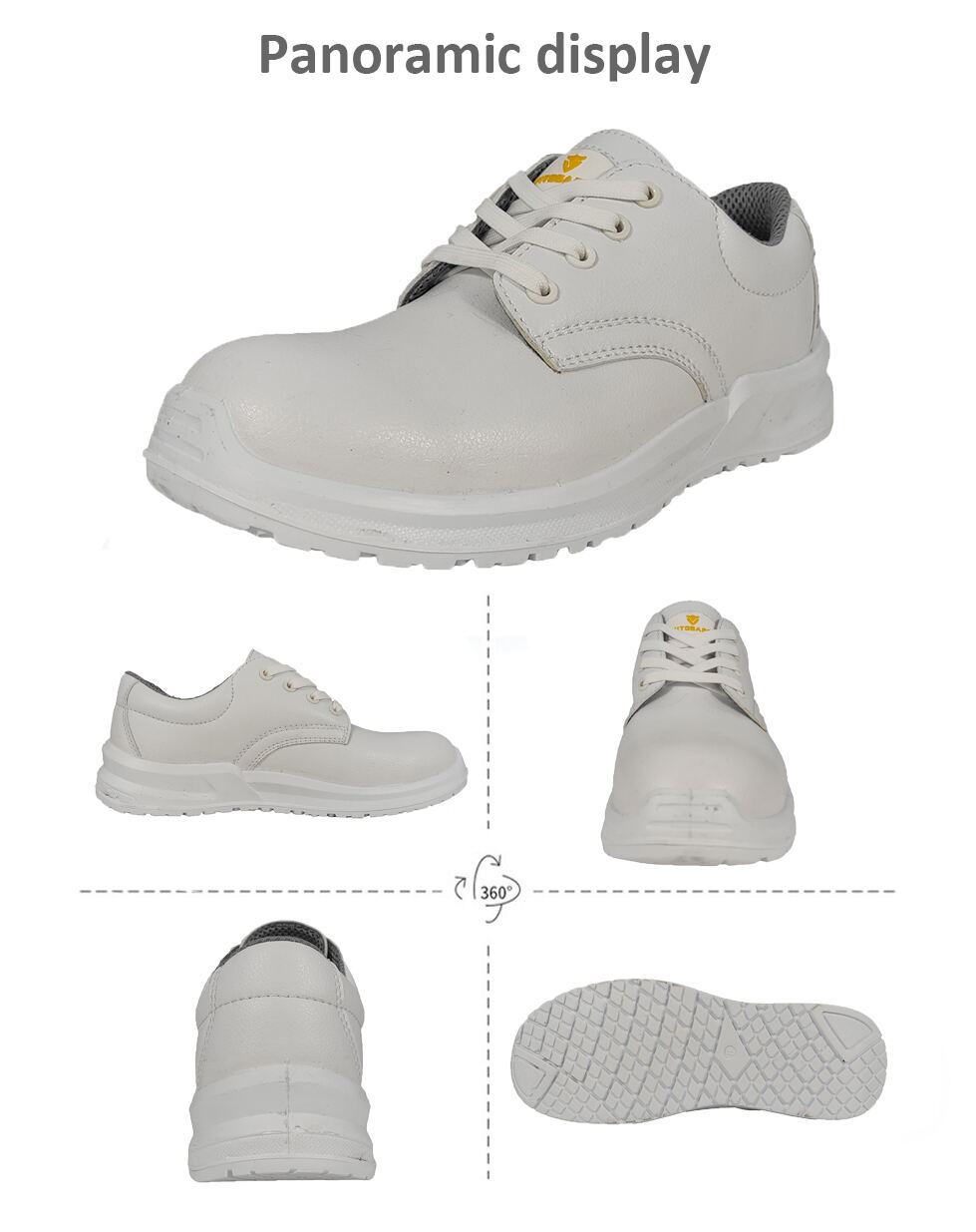 VITOSAFE Brand Custom Anti-puncture White Ladies Safety Nurse Shoes with Steel Toe Cap supplier