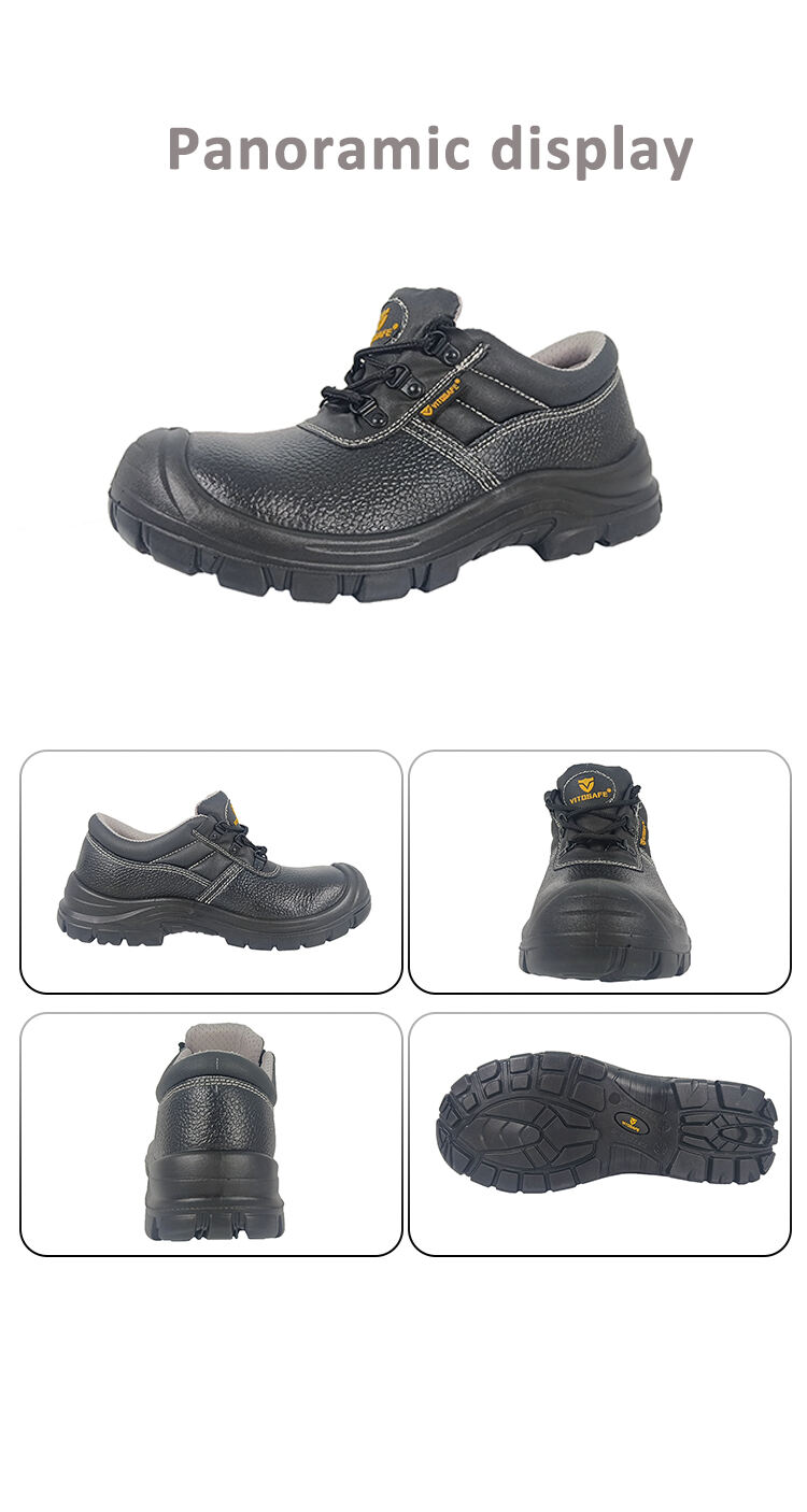 High Quality Protective Zapatos de Seguridad Punta de Acero Safety Shoes for Men manufacture