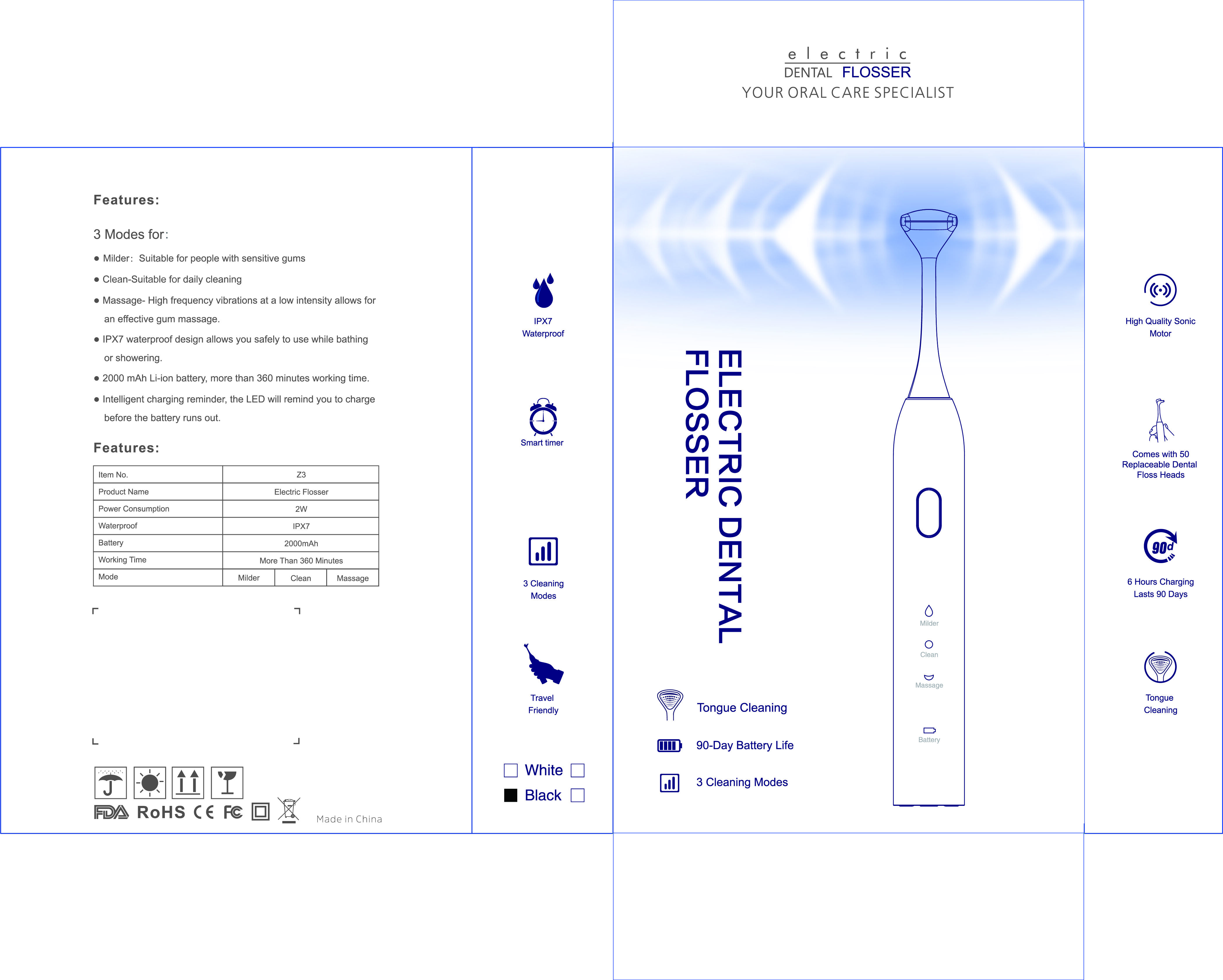 Multifunctional Electric Dental Floss factory