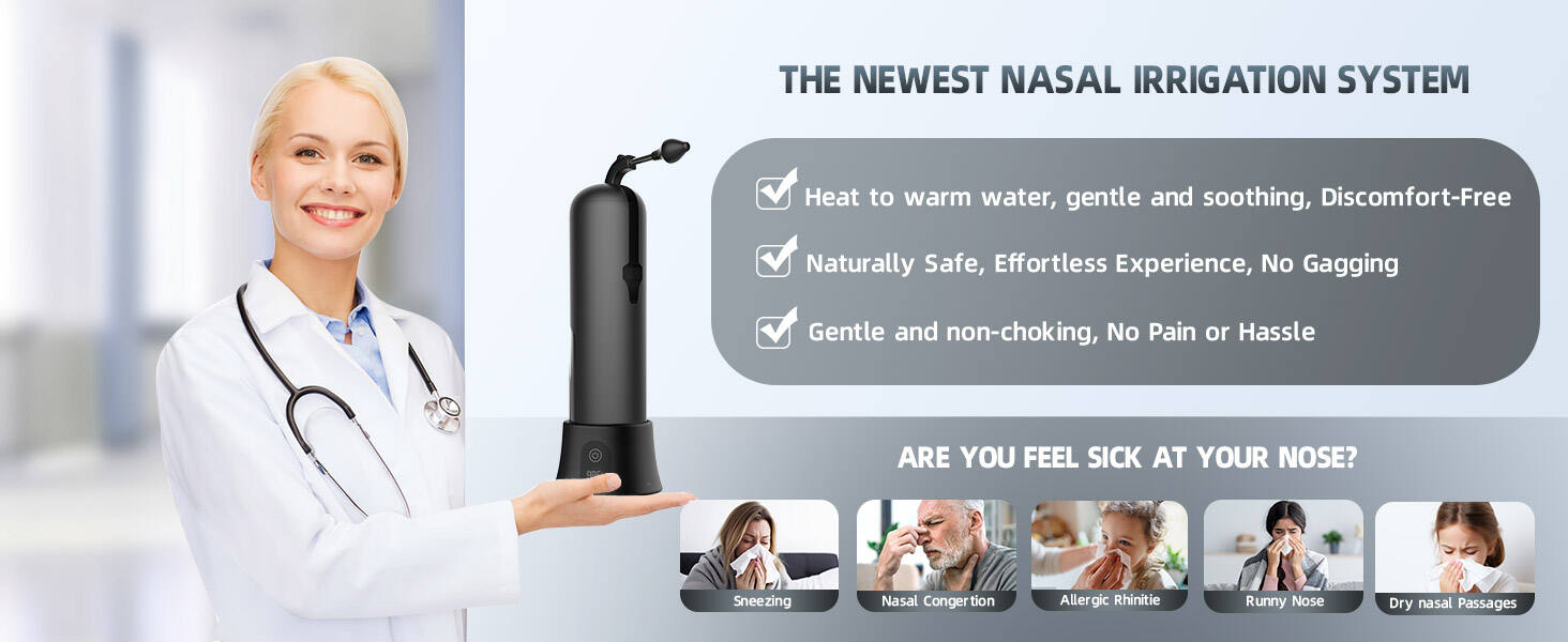 NI100- Heated nasal washer details