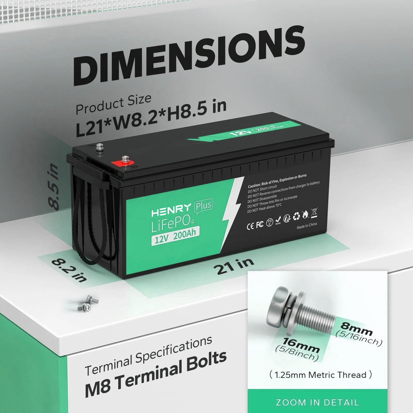 12.8v-200ah Lithium battery Pack