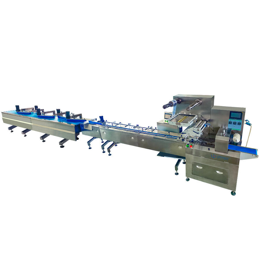 Chocolate High Speed Automatic packing packaging line cereal bar flow Packing Machine