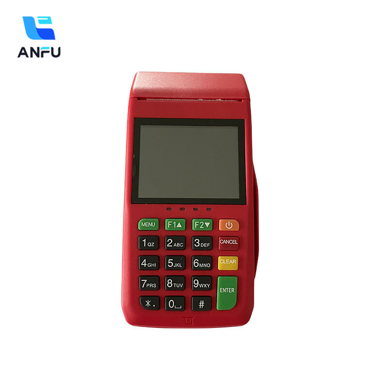 AF75 Bluetooth Wireless POS Terminal Custom Traditional POS Machine - Red Variant