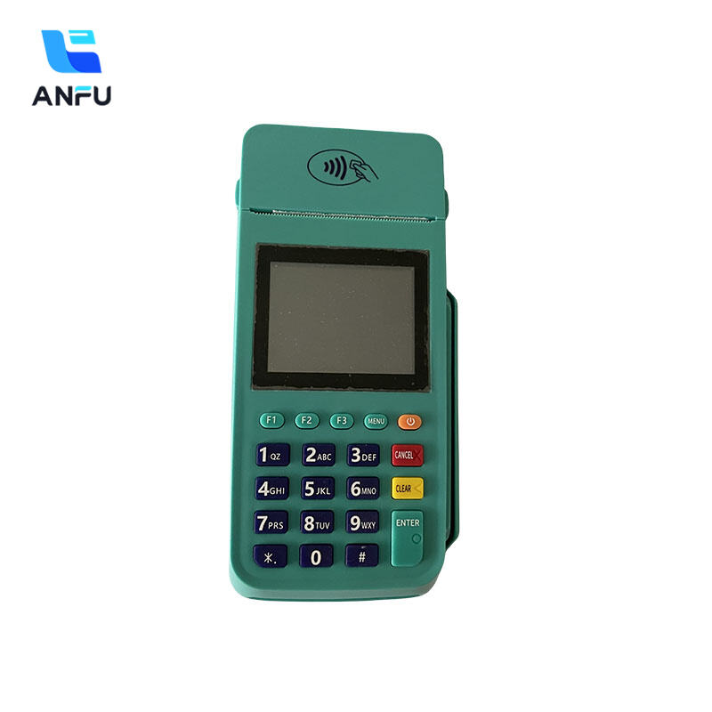 AF70 Automatic 4G Wifi Pos Terminal in Fresh Green Color with Dustproof Design