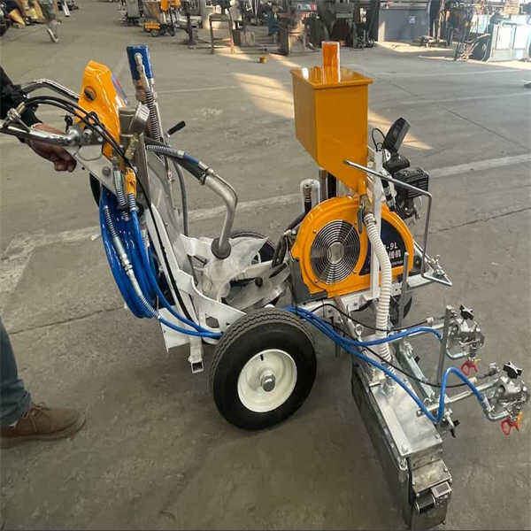 Get the job done quickly with a automated parking lot line painting machine