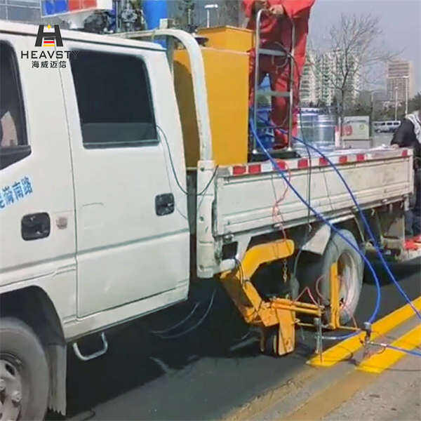 The Cutting-Edge Features of a Road Marking Machine Truck