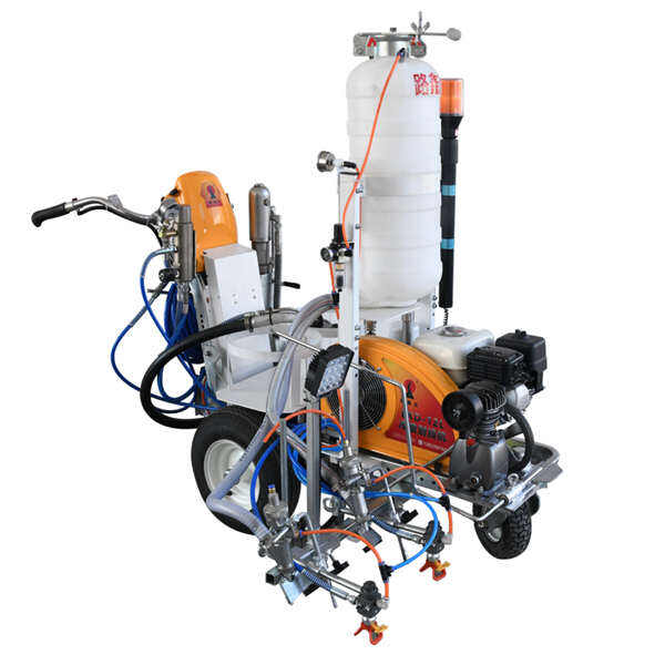 Durabilité et performances améliorées des machines modernes de marquage de lignes routières