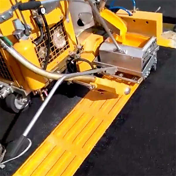 Easy application and maintenance of thermoplastic markings