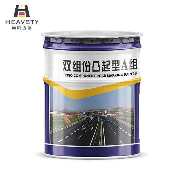 Peinture routière à base de solvant pour des marquages de route clairs