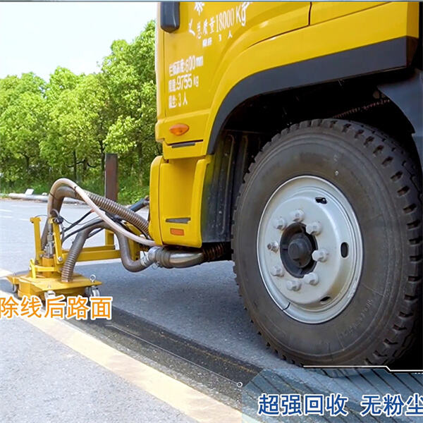 Technologie avancée pour une suppression précise et efficace des marquages routiers