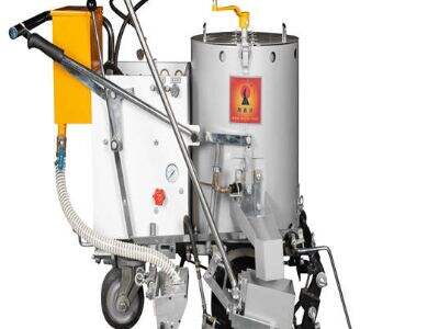 Thermoplastic Paint Preheater Applications in Highway and Municipal Projects